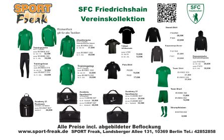 SFC FriedrichshainFlyer2023