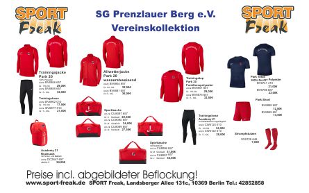 SG Prenzlauer Berg Flyer