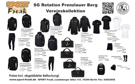 SG Rotation Prenzlauer Berg Flyer 2023